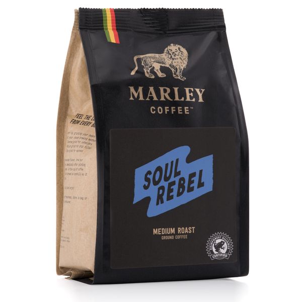 Marley Coffee Soul Rebel - 227 G Di Caffè In Grani 100 % Arabica-image