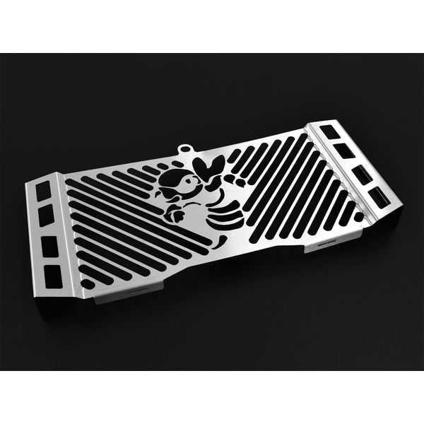 Zieger Copriradiatore Compatibile Con Honda Cbf 600 Bj 2004-07 Biene Argento-image