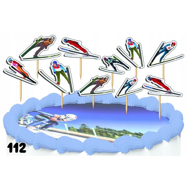 Set Di Decorazione Per Torte - Ponti Che Saltano 10 Pezzi.-image
