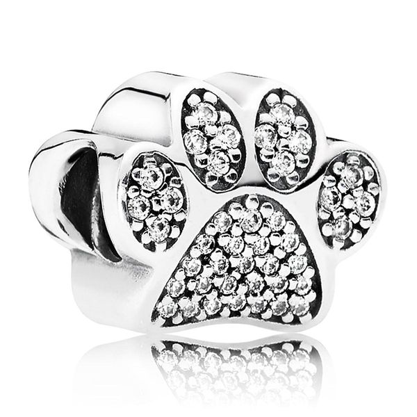 Pandora Moments Charm Scintillante Con Impronta Di Zampa 791714CZ*-image