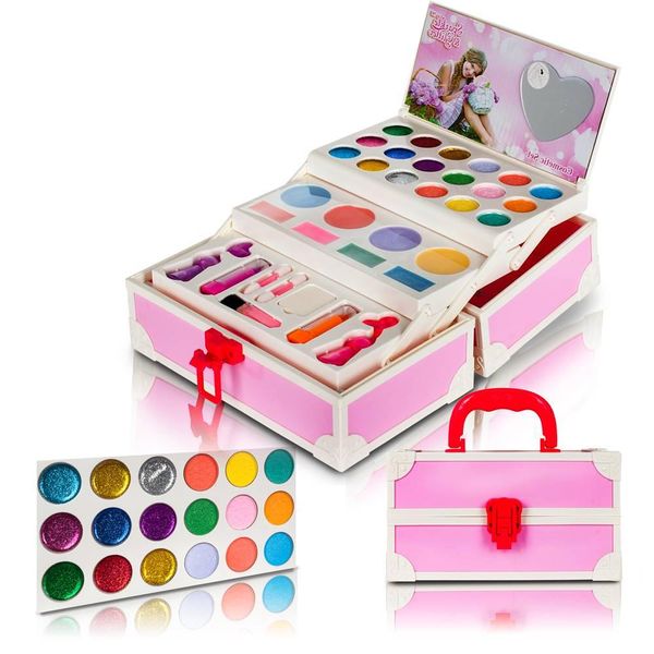 Set Da Trucco Malplay | Rosa | Set Da Trucco In Astuccio | Trucco Per Bambini | Cosmetici Per Bambini | Per Bambini Da 3 Anni | Con Accessori-image
