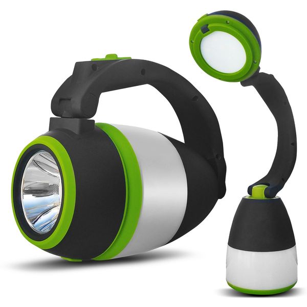 3 In 1 Lampada Led Lampada Da Campeggio Lampada Da Tavolo Torcia Pieghevole Per Esterni 3 Modalità Di Illuminazione 1W 60-200LM Bianco Freddo 6000K IP20 Funzionamento A Batteria: 3Xaa 1,5V-image