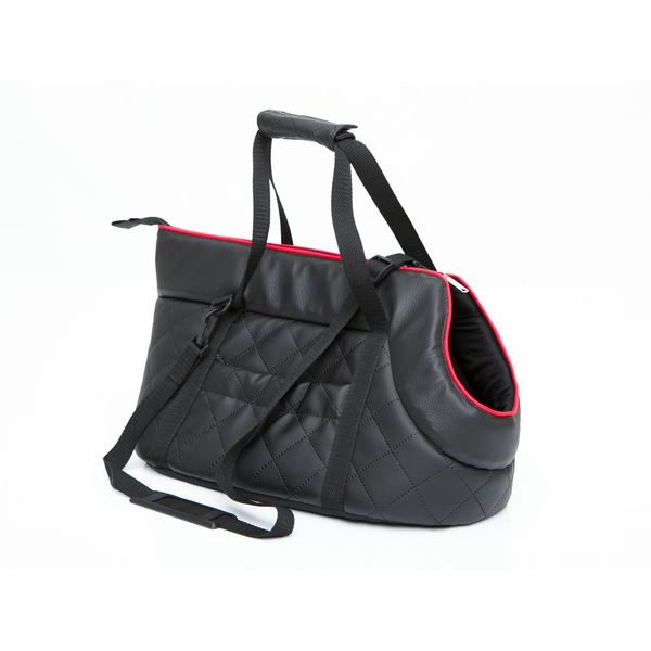 Hobbydog Borsa Per Il Trasporto Di Cani Borsa Per Il Trasporto Di Cani Borsa Per Il Trasporto Di Cani Borsa Per Il Trasporto Di Cani - Pelle Finta - Taglia: M - Nero-image