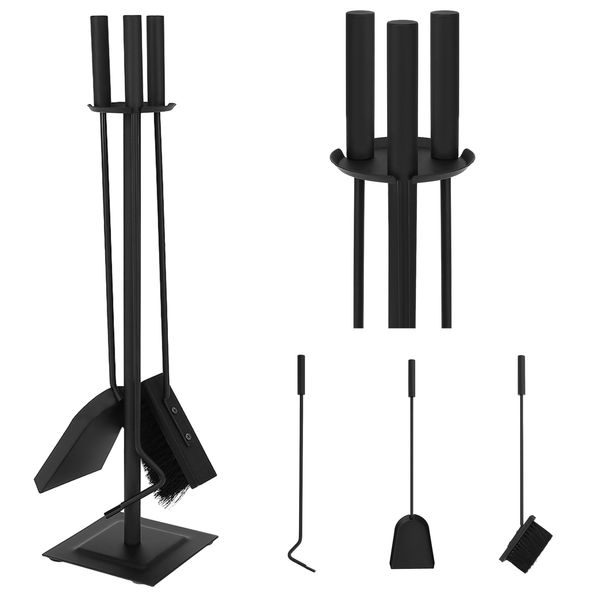 Set Di Caminetti Da 4 Pezzi Set Di Caminetti In Acciaio Inox 8786-image