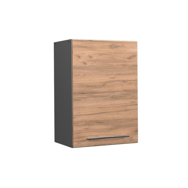 Vicco Pensile Da Cucina Fame-Line, 50 Cm, Quercia Dorata/Antracite-image