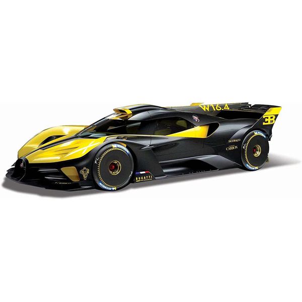 Bburago 18-11047Y - Modellino Di Auto - Bugatti Bolide (Giallo, Scala 1:18) Modello Di Auto Giocattolo-image