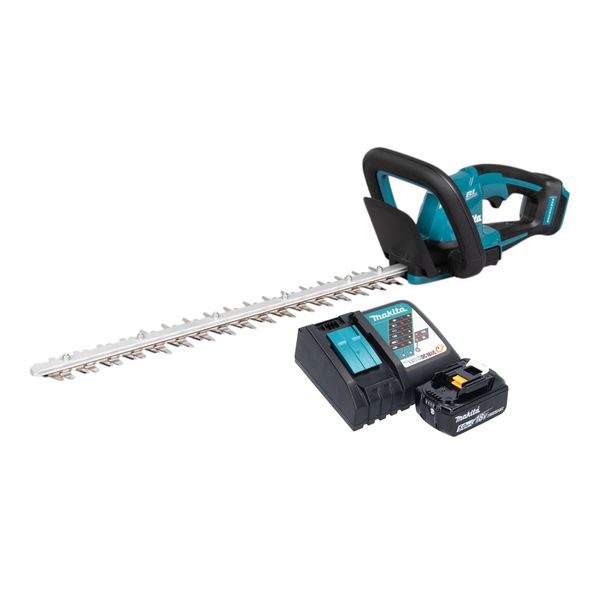 Tagliasiepi A Batteria Makita Duh 506 Rt 18 V 50 Cm Brushless + 1X Batteria 5,0 Ah + Caricabatterie-image