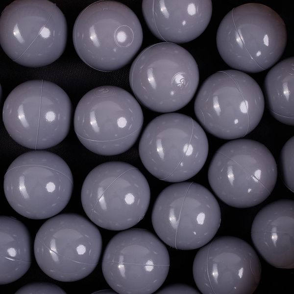 Palline Per Bambini ∅7Cm Per Piscina Palline Di Plastica Palline Da Gioco Confezione Da 200 Pezzi Grigio-image