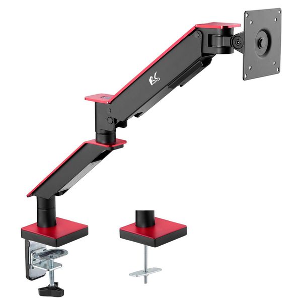 Supporto Per Monitor Da Gioco Staffa Per Monitor Da Gioco 17-35" A Doppio Braccio Per Scrivania Altezza Regolabile Inclinazione Girevole Max. 8 Kg Vesa 75X75 / 100X100"-image