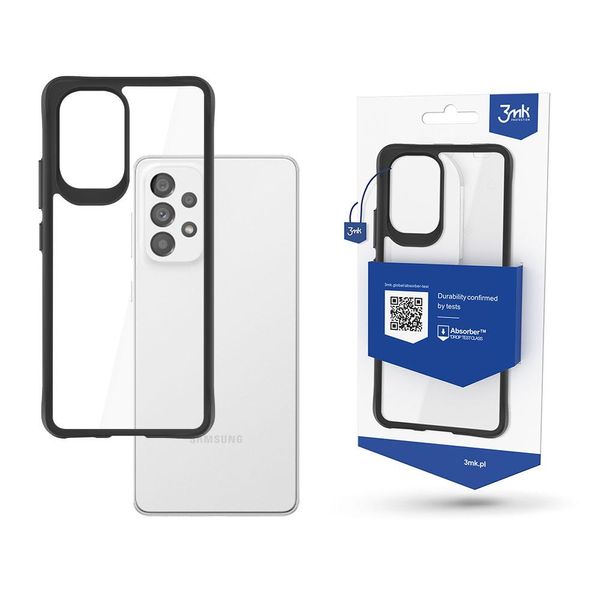 3Mk Armor Case+ Cover Per Samsung Galaxy A73 5G Copertura Posteriore Trasparente-image