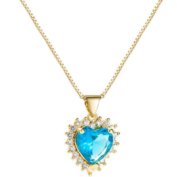 Collana EM-20879 - Oro/Blu KP20879-image