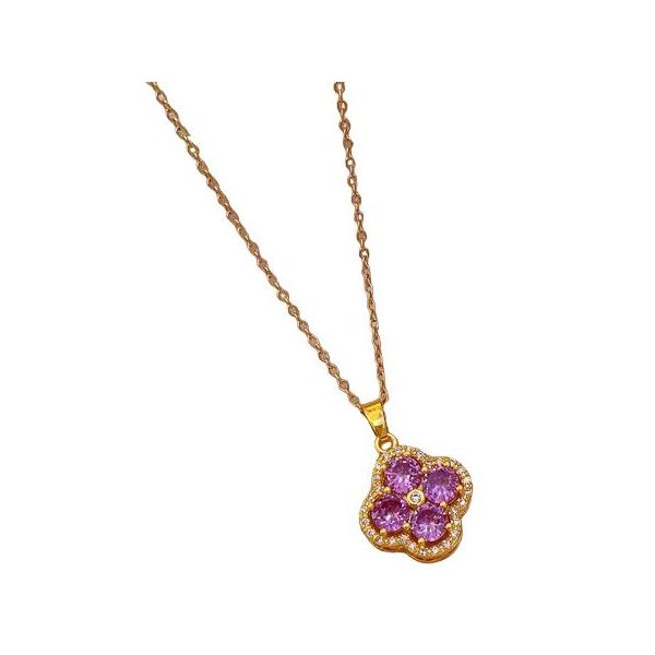 Collana NA-21761 - Oro/Viola KP21761-image
