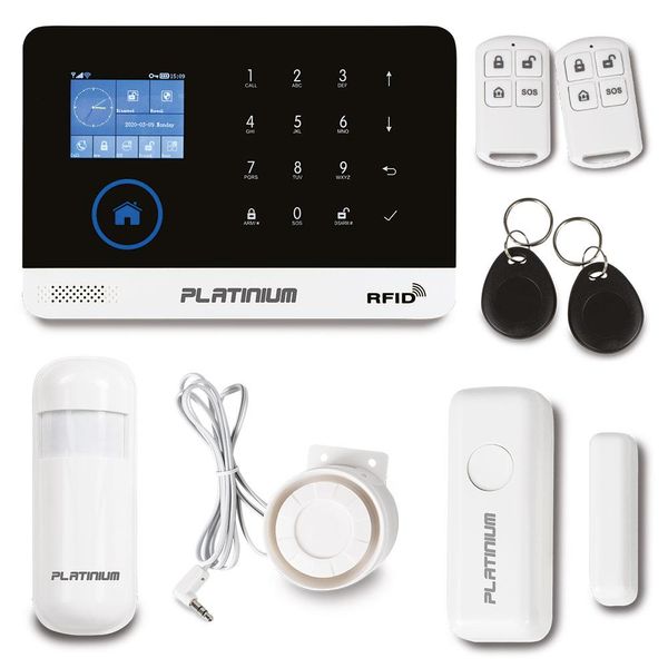 Allarme Domestico Gsm Wireless Platinium Con Wi-Fi PG-103-image