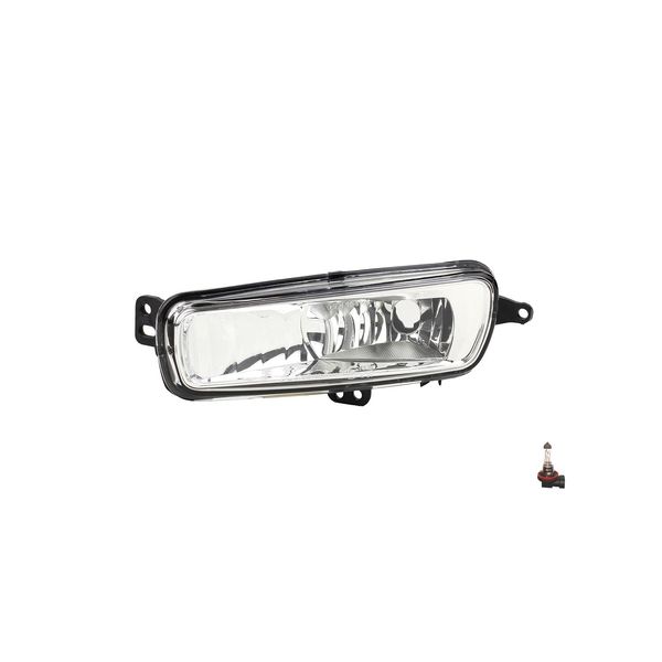 Johns, Fendinebbia Fendinebbia Adatto Per Ford Focus 11 10/14- Sinistra Con H8 Leuc.-image