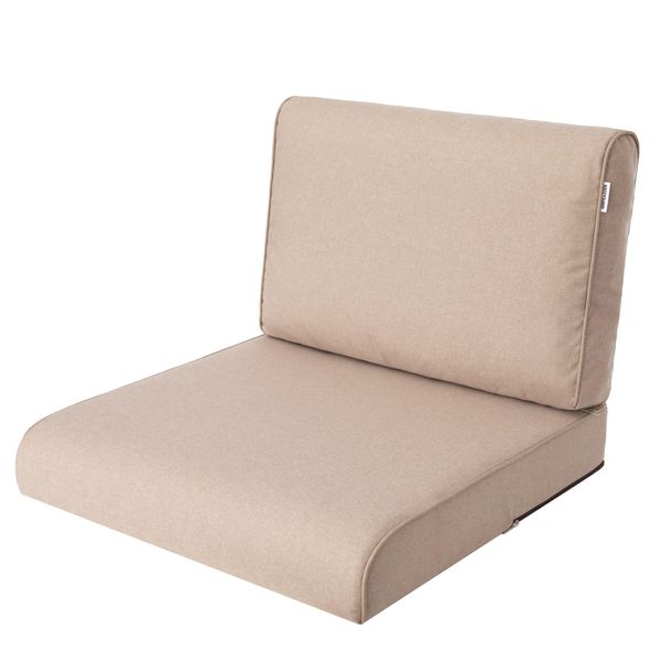 Pillowprim, Cuscino Per Poltrona In Rattan, Esterno, Cuscino, Cuscino Per Pallet, Cuscino Per Seduta, Mobili In Rattan, Beige, 70 X 70 Cm-image