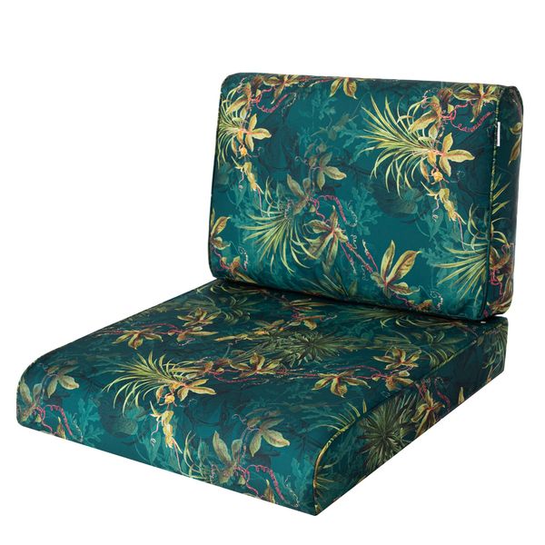 Pillowprim, Cuscino Per Poltrona In Rattan, Esterno, Cuscino, Cuscino Per Pallet, Cuscino Per Seduta, Mobili In Rattan, Verde Erba, 70 X 70 Cm-image