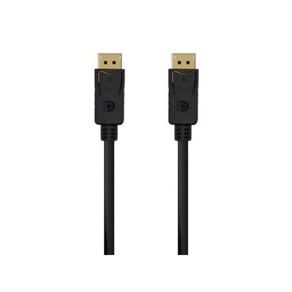 Displayport 1.2 4K Aisens A124-0548/ Displayport Maschio - Displayport Maschio/ Fino A 5W/ 2300Mbps/ 50Cm/ Nero-image
