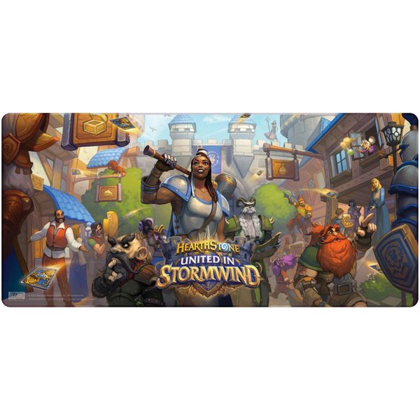 Tappetino Per Mouse Blizzard Hearthstone - United In Stormwind (Xl) (900X420X4Mm) (FBLMPHSUNSTWD21XL)-image