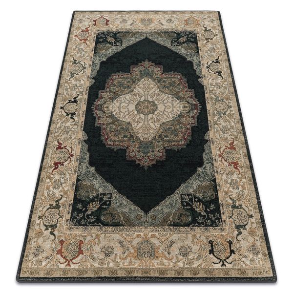 Tappeto Di Lana Polonia Palazzo Rosone Blu Scuro Multicolore 235X350 Cm-image