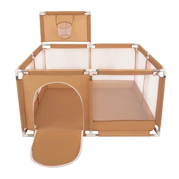 Box Selonis Con Cesto E 900 Palline Box Per Bambini, Beige:Giallo/Verde/Blu/Rosso/Arancio-image