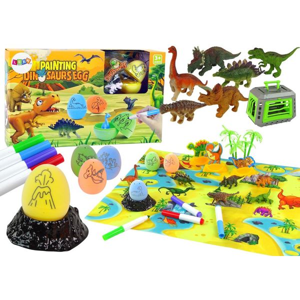 Set Creativo Fai Da Te Di Uova Di Dinosauro Da Dipingere Transporter-image