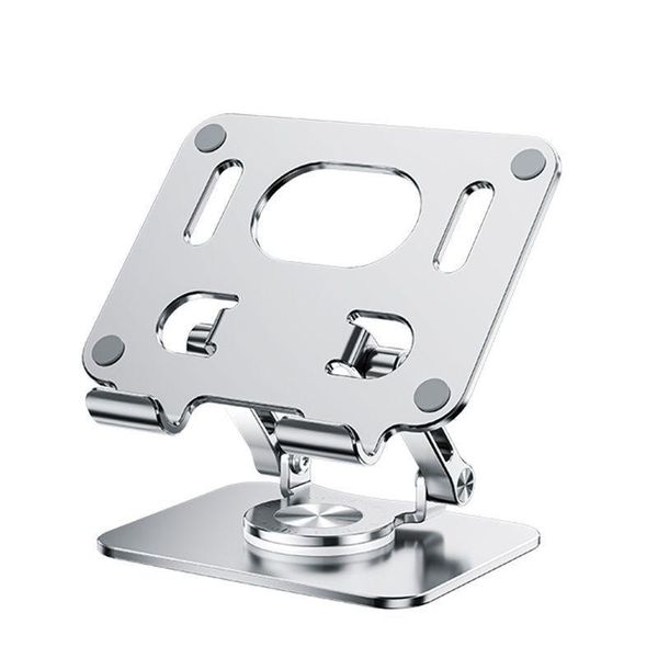 Inf Supporto Per Tablet Portatile E Girevole A 360 Gradi D'argento-image