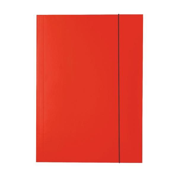 Cartella Esselte A4 253, Triplice, Cartoncino Lucido, Elastico Verticale, Nero, 10 Pz-image