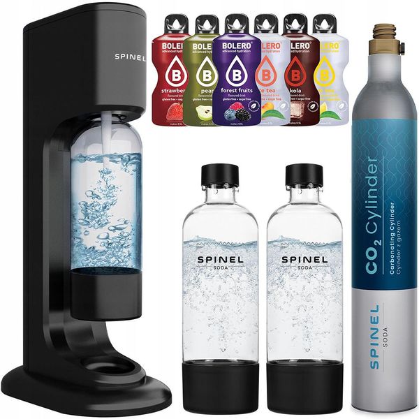 Soda Maker Spinel Soda Bubbleon + 2 Bottiglie + Bolero-image
