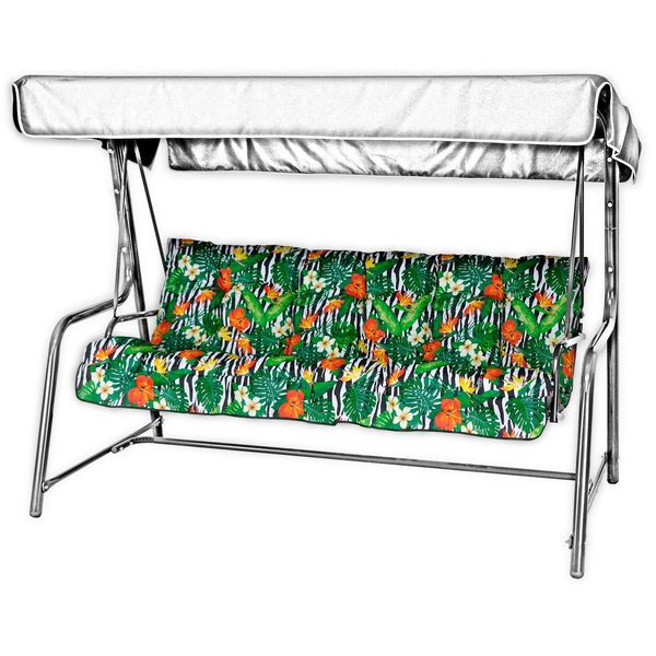 Ampo Cuscino Da Giardino, Rivestimento Per Altalena Da Portico, Mobili Da Giardino, Cuscino Per Altalena, Rivestimento Per Cuscino 135 Cm-image
