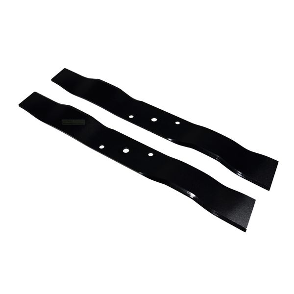 2 X 45 Cm Set Di Lame Per Tosaerba Per Stiga Villa 85M, Mulcher, Maestro - Acciaio Hq-image