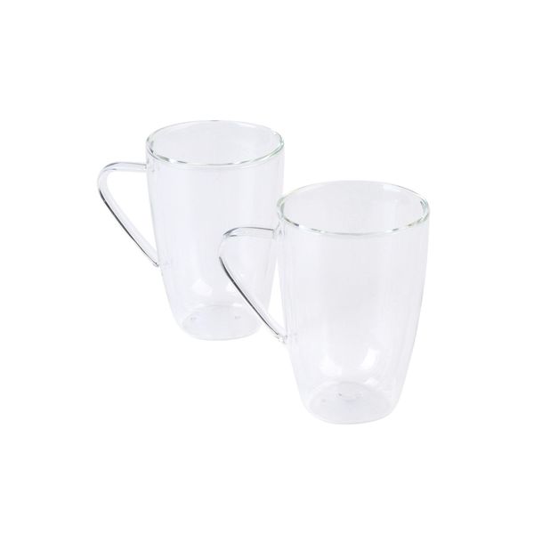 Tazza Doppia In Vetro 'Double' 350Ml, 2 Pezzi-image