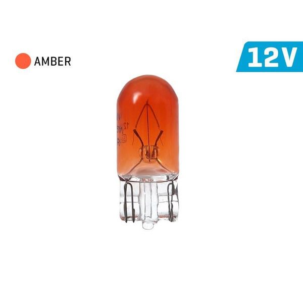 Lampadina Vision WY5W 12V 5W W2.1X9.5D Ambra, E4-image