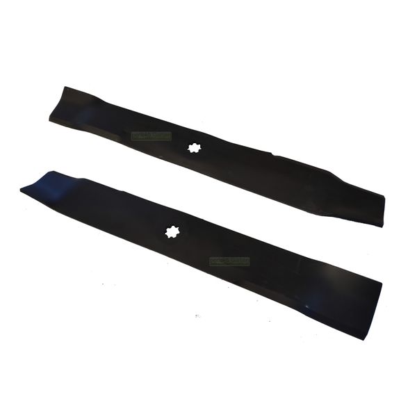 2 X 54 Cm Set Di Lame Per John Deere GX23227 GX23228 X130R X155R Sinistra E Destra-image