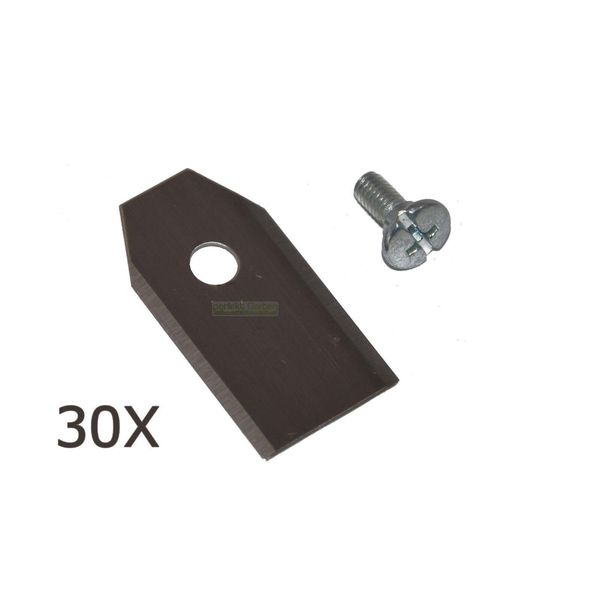 Lama Per Tosaerba 30 X 3,5 Cm - Lama Per Tosaerba Robotizzato Powerworks P3 P5 P7 P10 P15-image