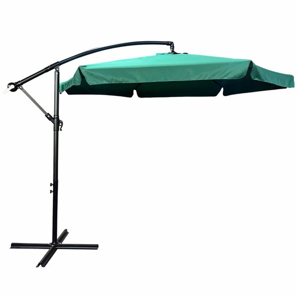 Akord Ombrellone Da Giardino Cynia Verde 245X245X245 Cm-image