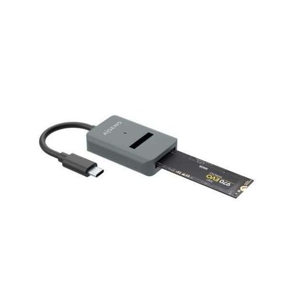 Dock Usb Type-C Per Ssd M2 Sata/Nvme Ngff Aisens Asuc-M2D012-Gr/Grigio-image