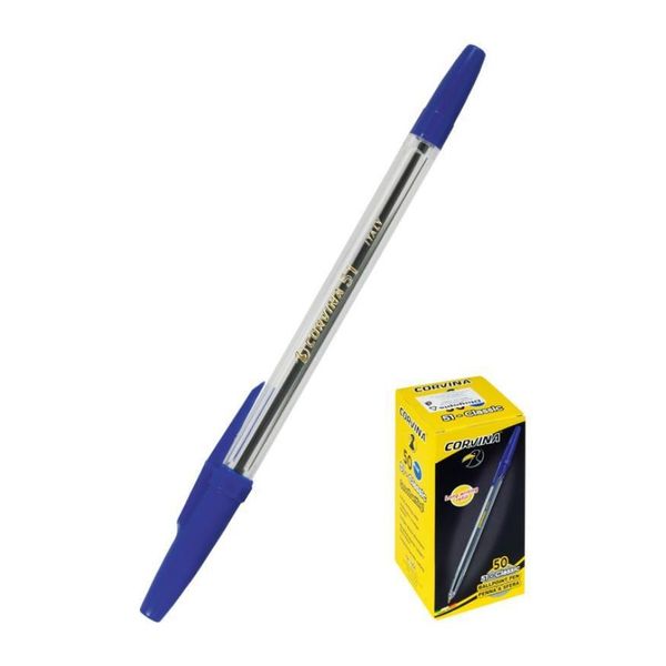 Carioca 40163/02 Penna A Sfera Blu Fine 50 Pz-image