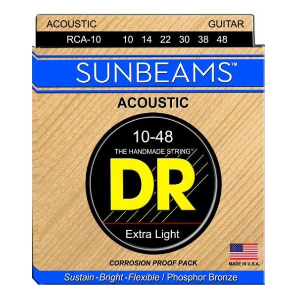 Dr Strings RCA-10 Corde Sumbeams Per Chitarra Acustica-image