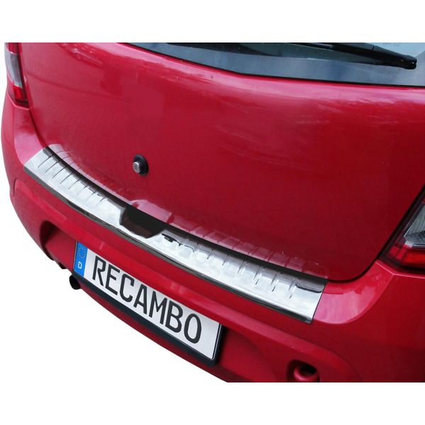 Protezione Paraurti In Acciaio Inox Lucido Per Dacia Sandero I | 2008-2012 | + Smussatura-image