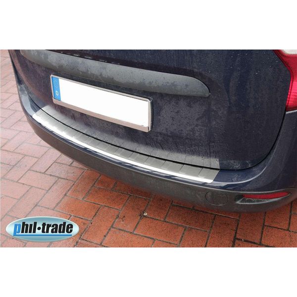 Protezione Paraurti In Acciaio Inox Opaco Per Dacia Lodgy | Dal 2012- | Con Smussatura-image