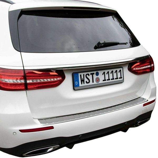 Protezione Paraurti In Acciaio Inox Opaco Per Mercedes E-KLASSE S213 T-MODEL | Dal 2016>-image
