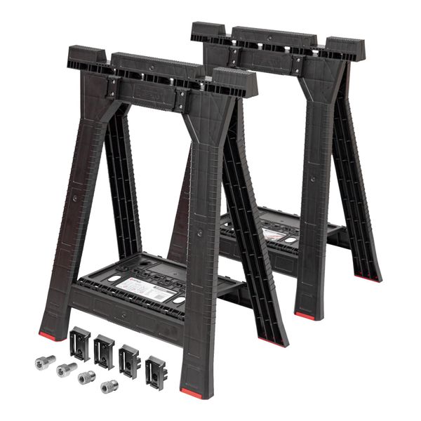 Toolbrothers Rhino Set Di Cavalletti Da Officina + Custom Connect 580 X 770 Mm Capacità Di Carico 350 Kg-image