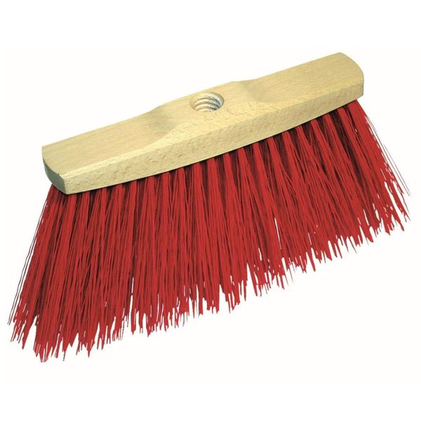 Greenmill GR5200 Scopa Con Manico In Legno Laccato E Filo Per Manico, Larghezza: 25,5 Cm-image