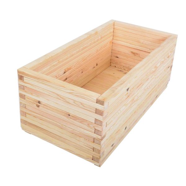 Rojaplast Maxi Vaso Da Fiori In Legno 100 X 50 X 40 Cm Legno Di Pino 48/20-image