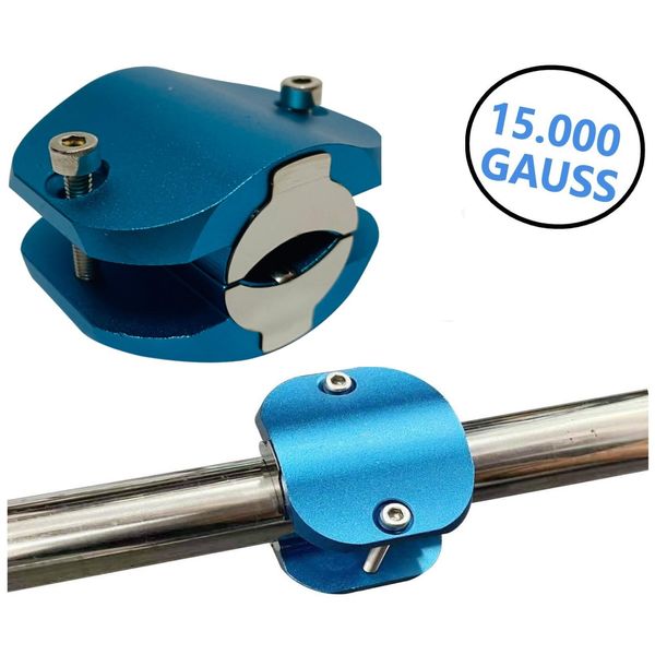 Addolcitore D'acqua Magnetico 15.000 Gauss - Magnete Professionale Per Addolcitore D'acqua - Tubo Dell'acqua Per Addolcitore D'acqua - Blu - Anticalcare-image