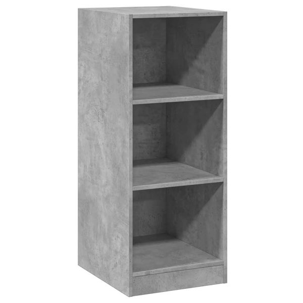 Vidaxl Armadio Grigio Cemento 48X41X102 Cm Materiale A Base Di Legno-image