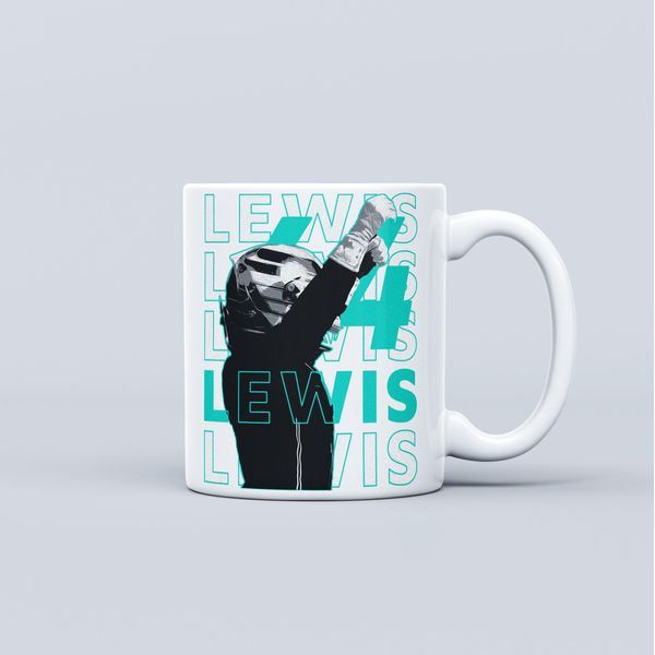 Tazza Lewis Hamilton Con Motivo F1, Tazza Formula 1, Tazza Pilota F1, Regalo Per La F1, Regalo Formula 1-image