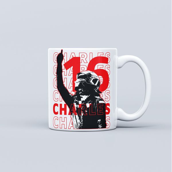 Tazza Charles Leclerc Ferrari Con Motivo F1, Tazza Formula 1, Tazza Pilota F1, Regalo Per F1, Regalo Formula 1-image