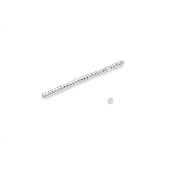 Magneti Al Neodimio Cilindrici 3 X 2 Mm 50 Pezzi N38-image