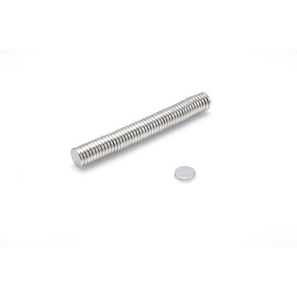 Magneti Al Neodimio 7 X 1,2 Mm 100 Pezzi Mm N38, Estremamente Forti, Lavagne Magnetiche, Frigoriferi, Lavagne Bianche, Fai Da Te-image